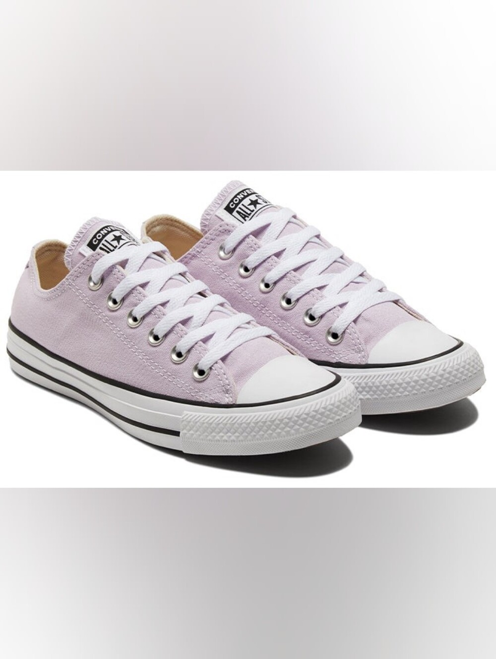 Converse Chuck Taylor All Star Low-top Pale Lavender Sneakers Size W8/M6